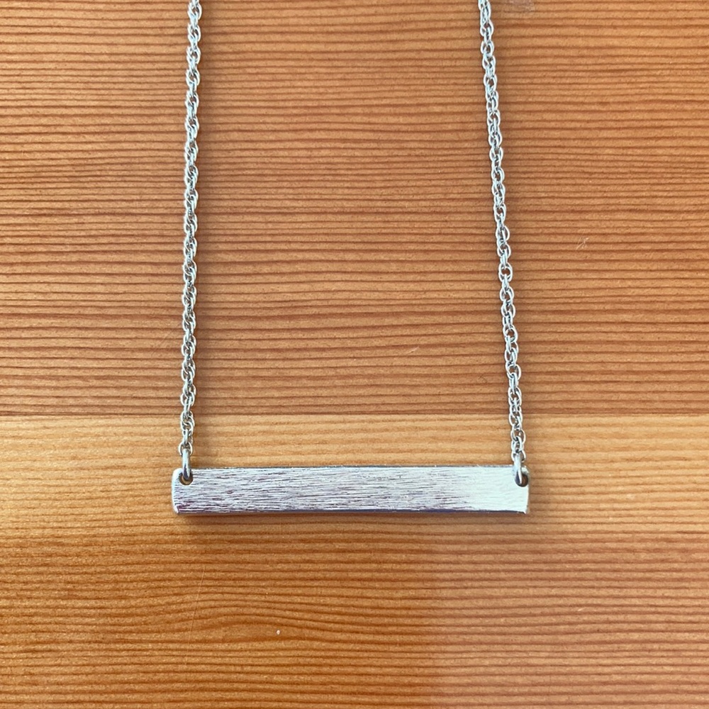 Threads Worldwide Kamet Necklace silver bar India